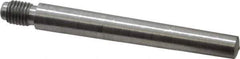 Value Collection - Size 6, 0.339" Large End Diam, Uncoated Steel 5/16-24 Threaded Taper Pin - Grade C-12L14, 2-1/2 Pin Length - Top Tool & Supply