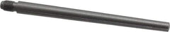 Value Collection - Size 6, 0.339" Large End Diam, Uncoated Steel 5/16-24 Threaded Taper Pin - Grade C-12L14, 4 Pin Length - Top Tool & Supply