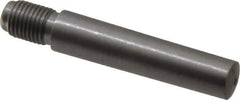 Value Collection - Size 7, 0.407" Large End Diam, Uncoated Steel 3/8-24 Threaded Taper Pin - Grade C-12L14, 1-3/4 Pin Length - Top Tool & Supply