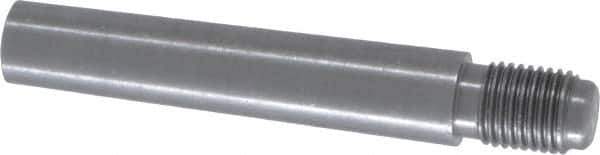 Value Collection - Size 7, 0.407" Large End Diam, Uncoated Steel 3/8-24 Threaded Taper Pin - Grade C-12L14, 2 Pin Length - Top Tool & Supply