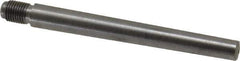 Value Collection - Size 7, 0.407" Large End Diam, Uncoated Steel 3/8-24 Threaded Taper Pin - Grade C-12L14, 3-1/2 Pin Length - Top Tool & Supply