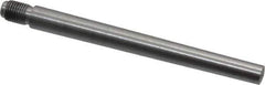 Value Collection - Size 7, 0.407" Large End Diam, Uncoated Steel 3/8-24 Threaded Taper Pin - Grade C-12L14, 4 Pin Length - Top Tool & Supply