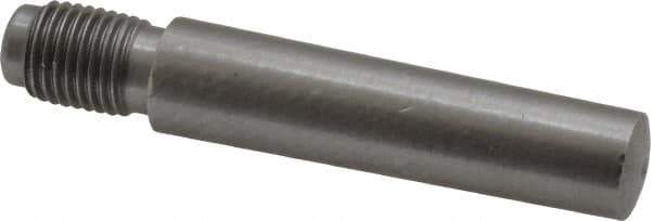 Value Collection - Size 8, 0.49" Large End Diam, Uncoated Steel 7/16-20 Threaded Taper Pin - Grade C-12L14, 2 Pin Length - Top Tool & Supply