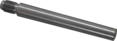 Value Collection - Size 8, 0.49" Large End Diam, Uncoated Steel 7/16-20 Threaded Taper Pin - Grade C-12L14, 3-1/2 Pin Length - Top Tool & Supply