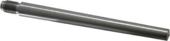 Value Collection - Size 8, 0.49" Large End Diam, Uncoated Steel 7/16-20 Threaded Taper Pin - Grade C-12L14, 5 Pin Length - Top Tool & Supply