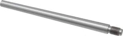 Value Collection - Size 8, 0.49" Large End Diam, Uncoated Steel 7/16-20 Threaded Taper Pin - Grade C-12L14, 6 Pin Length - Top Tool & Supply