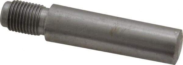 Value Collection - Size 9, 0.589" Large End Diam, Uncoated Steel 1/2-20 Threaded Taper Pin - Grade C-12L14, 2 Pin Length - Top Tool & Supply