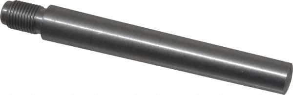 Value Collection - Size 9, 0.589" Large End Diam, Uncoated Steel 1/2-20 Threaded Taper Pin - Grade C-12L14, 4 Pin Length - Top Tool & Supply