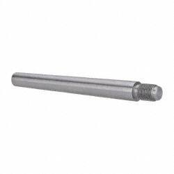 Value Collection - Size 9, 0.589" Large End Diam, Uncoated Steel 1/2-20 Threaded Taper Pin - Grade C-12L14, 5 Pin Length - Top Tool & Supply