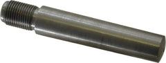 Value Collection - Size 10, 0.704" Large End Diam, Uncoated Steel 5/8-18 Threaded Taper Pin - Grade C-12L14, 3 Pin Length - Top Tool & Supply