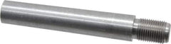 Value Collection - Size 10, 0.704" Large End Diam, Uncoated Steel 5/8-18 Threaded Taper Pin - Grade C-12L14, 3-1/2 Pin Length - Top Tool & Supply