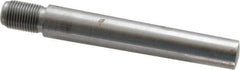 Value Collection - Size 10, 0.704" Large End Diam, Uncoated Steel 5/8-18 Threaded Taper Pin - Grade C-12L14, 4 Pin Length - Top Tool & Supply