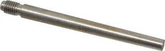 Value Collection - Size 4, 0.248" Large End Diam, Passivated Stainless Steel 1/4-28 Threaded Taper Pin - Grade 303, 18-8, 2-1/2 Pin Length - Top Tool & Supply