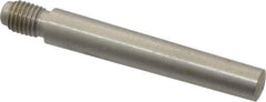 Value Collection - Size 6, 0.339" Large End Diam, Passivated Stainless Steel 5/16-24 Threaded Taper Pin - Grade 303, 18-8, 2 Pin Length - Top Tool & Supply