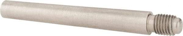 Value Collection - Size 6, 0.339" Large End Diam, Passivated Stainless Steel 5/16-24 Threaded Taper Pin - Grade 303, 18-8, 2-1/2 Pin Length - Top Tool & Supply