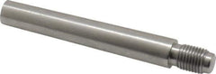 Value Collection - Size 8, 0.49" Large End Diam, Passivated Stainless Steel 7/16-20 Threaded Taper Pin - Grade 303, 18-8, 3 Pin Length - Top Tool & Supply