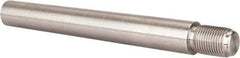 Value Collection - Size 10, 0.704" Large End Diam, Passivated Stainless Steel 5/8-18 Threaded Taper Pin - Grade 303, 18-8, 5 Pin Length - Top Tool & Supply