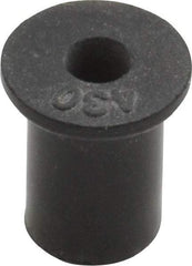 Au-Ve-Co Products - #6-32, 0.452" Diam x 0.062" Thick Flange, Rubber Insulated Rivet Nut - UNC Thread, Neoprene, 7/16" Long x 5/16" Body Diam, 1/2" OAL - Top Tool & Supply