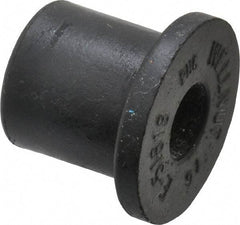 Au-Ve-Co Products - 5/16-18, 7/8" Diam x 1/8" Thick Flange, Rubber Insulated Rivet Nut - UNC Thread, Neoprene, 0.6" Long x 0.62" Body Diam, 0.725" OAL - Top Tool & Supply