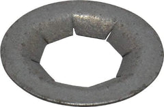 Value Collection - 5/8" OD, Spring Steel Push Nut - Zinc-Plated, 5/16" Shaft Diam - Top Tool & Supply