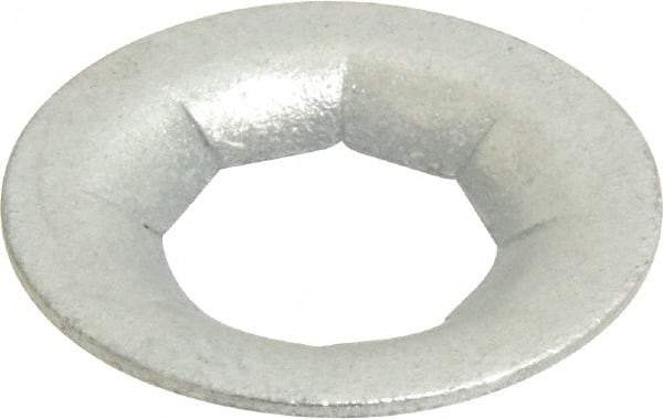 Au-Ve-Co Products - 1" OD, Spring Steel Push Nut - Zinc-Plated, 1/2" Shaft Diam - Top Tool & Supply