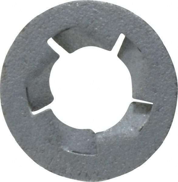 Au-Ve-Co Products - 5/16" Screw, 5/8" OD, Spring Steel Push Nut - Zinc-Plated - Top Tool & Supply