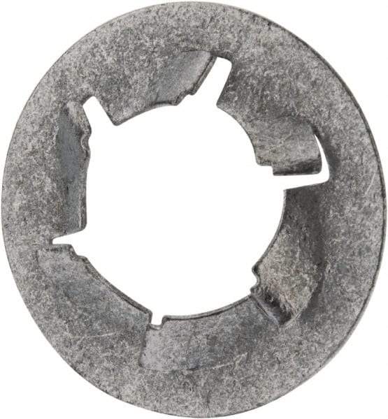 Value Collection - M12x1.75 Screw, 21mm OD, Spring Steel Push Nut - Zinc-Plated - Top Tool & Supply