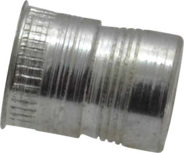 Marson - 1/4-20, 0.51" OAL, Thread-Sert Threaded Insert - 0.391" Hole Diam, 0.408" Head Diam, Steel - Top Tool & Supply