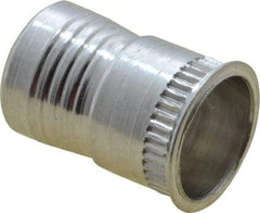 Marson - #8-32, 3/8" OAL, Thread-Sert Threaded Insert - 1/4" Hole Diam, 0.282" Head Diam, Aluminum - Top Tool & Supply