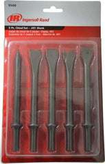 Ingersoll-Rand - 7" OAL, 0.78" Shank Diam, Chisel Set - Round Shank, Steel - Top Tool & Supply