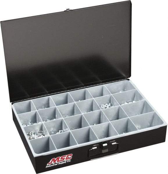 Value Collection - #8-32 to 1/4-20 Thread, 3,312 Piece Steel Nut & Washer Assortment - Grade 2, #6-32 to 1/4-20" Screw - Top Tool & Supply