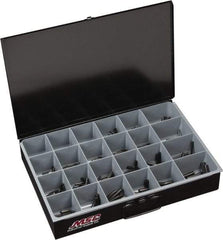 Value Collection - 755 Piece, 1/16 to 3/8" Pin Diam, Spring Pin Assortment - 1/2 to 2" Long, Grade 2 Steel - Top Tool & Supply