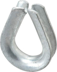 Campbell - 1/2" Wire Rope Thimble Clip - Steel, Heavy-Galvanized - Top Tool & Supply