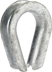 Campbell - 3/4" Wire Rope Thimble Clip - Steel, Heavy-Galvanized - Top Tool & Supply