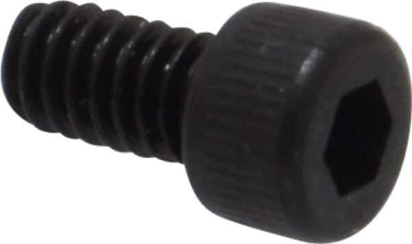 Unbrako - #5-40 UNC Hex Socket Drive, Socket Cap Screw - Alloy Steel, Black Oxide Finish, 1/4" Length Under Head - Top Tool & Supply