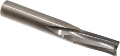 Onsrud - 1/2" Cutting Diam x 1-1/8" Length of Cut, 3 Flute, Downcut Spiral Router Bit - Uncoated, Right Hand Cut, Solid Carbide, 3-1/2" OAL x 1/2" Shank Diam, Three Edge, 10° Helix Angle - Top Tool & Supply