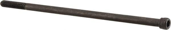 Unbrako - 1/4-20 UNC Hex Socket Drive, Socket Cap Screw - Alloy Steel, Black Oxide Finish, 6" Length Under Head - Top Tool & Supply