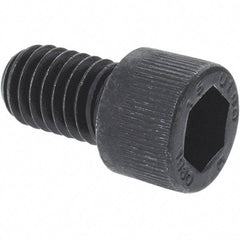 Unbrako - M4x0.70 Metric Coarse Hex Socket Drive, Socket Cap Screw - Grade 12.9 Alloy Steel, Black Oxide Finish, 35mm Length Under Head - Top Tool & Supply