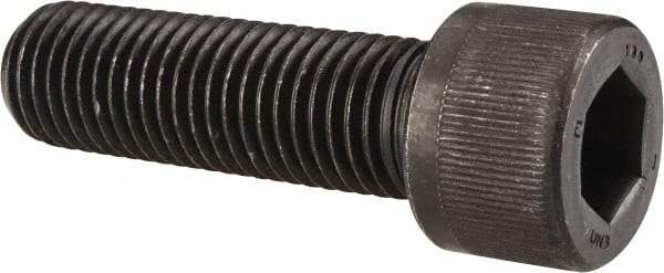 Unbrako - 7/8-9 UNC Hex Socket Drive, Socket Cap Screw - Alloy Steel, Black Oxide Finish, 3" Length Under Head - Top Tool & Supply