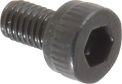 Unbrako - M3x0.50 Metric Coarse Hex Socket Drive, Socket Cap Screw - Grade 12.9 Alloy Steel, Black Oxide Finish, 5mm Length Under Head - Top Tool & Supply