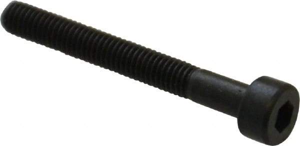 Unbrako - M3x0.50 Metric Coarse Hex Socket Drive, Socket Cap Screw - Grade 12.9 Alloy Steel, Black Oxide Finish, 25mm Length Under Head - Top Tool & Supply