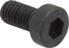 Unbrako - M5x0.80 Metric Coarse Hex Socket Drive, Low Socket Cap Screw - Grade 10.9 Alloy Steel, Black Oxide Finish, 10mm Length Under Head - Top Tool & Supply