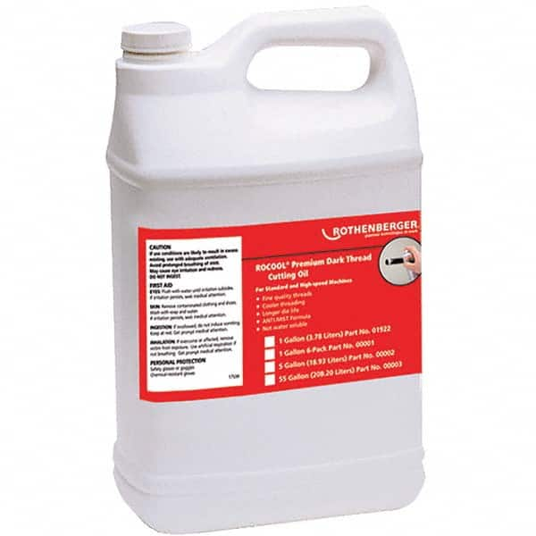 Rothenberger - Pipe Cutting & Threading Oil Type: Dark Cutting Oil Container Type: 1 Gallon Bottle - Top Tool & Supply