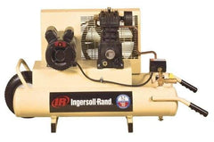 Ingersoll-Rand - 3 hp, 8 Gal Stationary Electric TWIN Screw Air Compressor - Single Phase, 135 Max psi, 11.3 CFM, 230 Volt - Top Tool & Supply