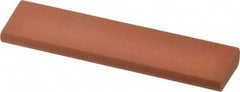 Norton - 4" Long x 1" Diam x 7/16" Thick, Aluminum Oxide Sharpening Stone - Round, Fine Grade - Top Tool & Supply