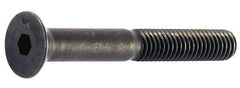 Unbrako - #5-40 UNC Hex Socket Drive, 82° Flat Screw - Alloy Steel, Black Oxide Finish, 5/8" OAL - Top Tool & Supply