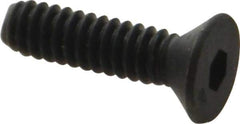 Unbrako - #10-24 UNC Hex Socket Drive, 82° Flat Screw - Alloy Steel, Black Oxide Finish, 3/4" OAL - Top Tool & Supply