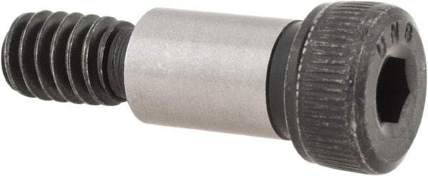 Unbrako - 5/16" Shoulder Diam x 1/2" Shoulder Length, 1/4-20 UNC, Hex Socket Shoulder Screw - 8 Alloy Steel, 0.419 to 0.438" Head Diam - Top Tool & Supply