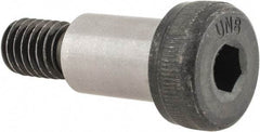 Unbrako - 1/2" Shoulder Diam x 3/4" Shoulder Length, 3/8-16 UNC, Hex Socket Shoulder Screw - 8 Alloy Steel, 0.729 to 3/4" Head Diam - Top Tool & Supply