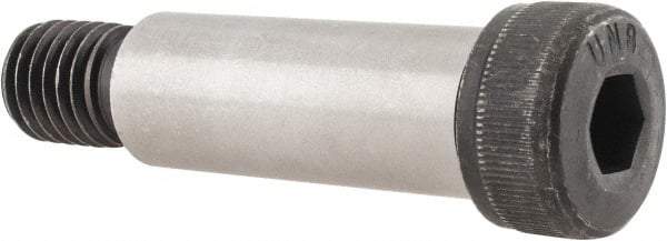 Unbrako - 3/4" Shoulder Diam x 2" Shoulder Length, 5/8-11 UNC, Hex Socket Shoulder Screw - 8 Alloy Steel, 0.977 to 1" Head Diam - Top Tool & Supply